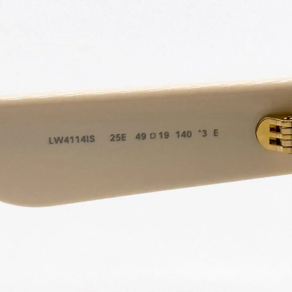 NEW LOEWE SUNGLASSES LW4114IS 25E IVORY WOMEN EYEWEAR